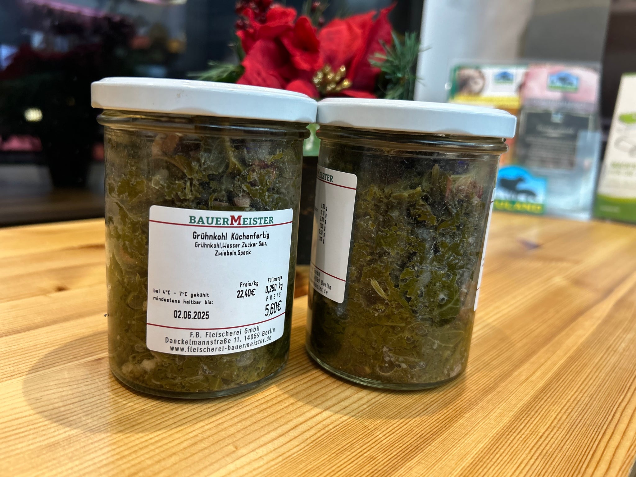 Grünkohl hausgemacht (300g), 5,90€ pro Glas - Anzahlung