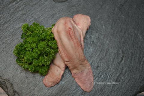 Schweinezunge (250-400g), Preis pro kg20,90€ - Anzahlung