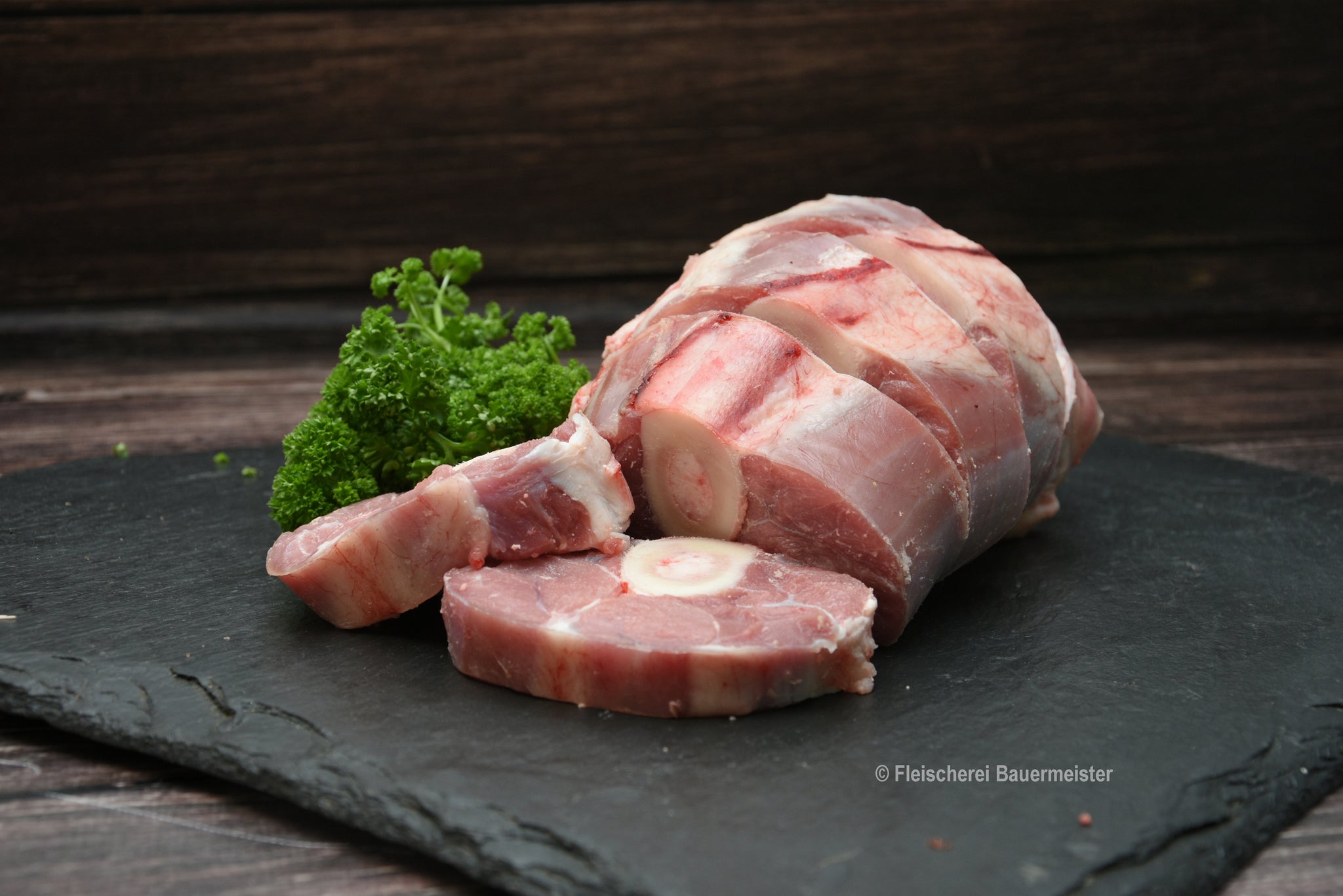 Osso Bucco (in Scheiben, 150-250g), Preis pro kg 28,90€ - Anzahlung