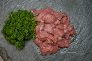 Kalbsgulasch, 250g Portion, Preis pro kg 33,90€ - Anzahlung