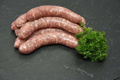 Fränkische Bratwurst Stück (ca. 80g), Preis pro kg 21,,90€ - Anzahlung