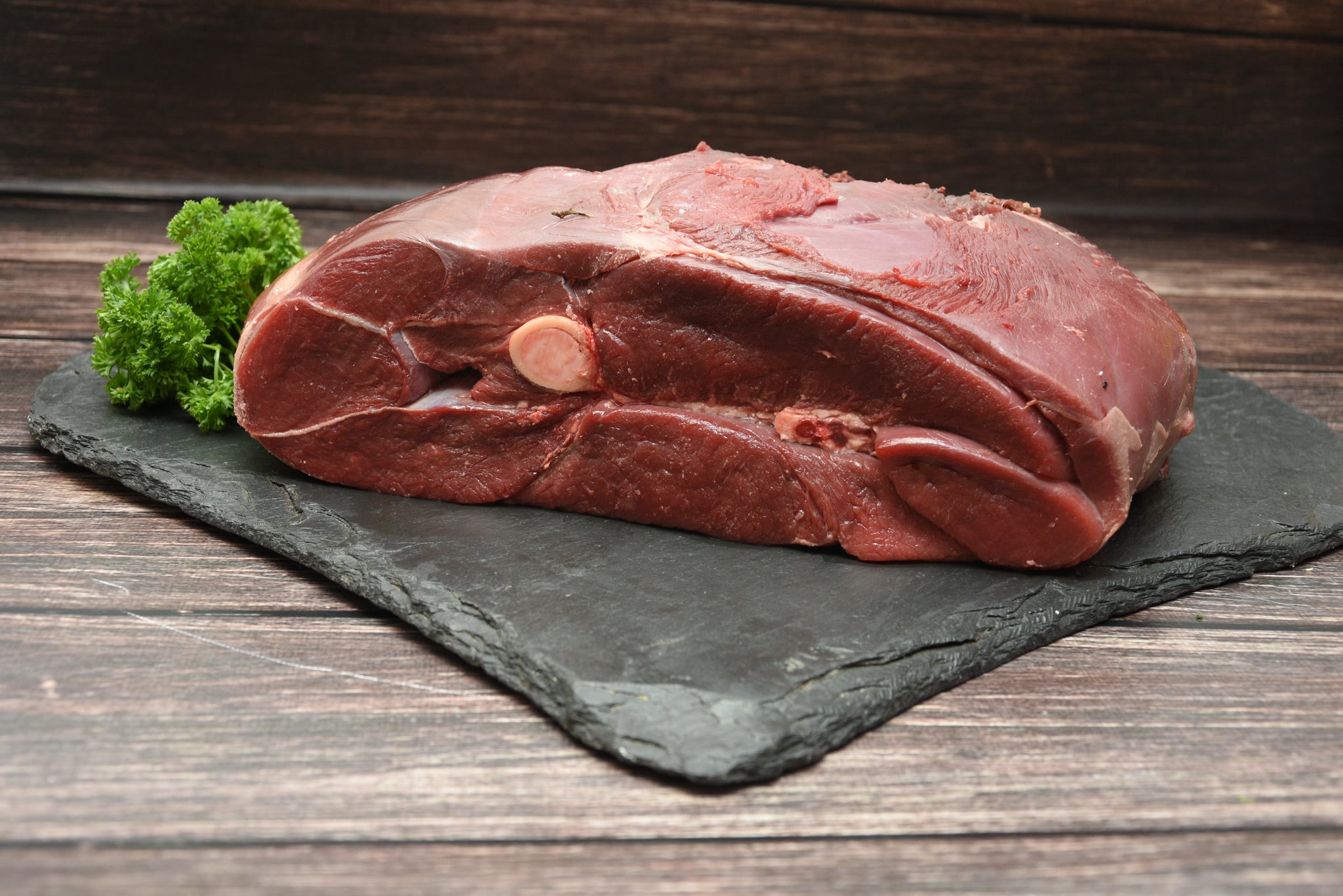 Hirschkeule, 500g Portion , Preis pro kg 46,90€- Anzahlung