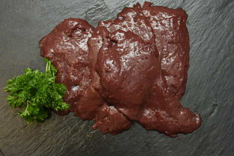Rinderleber 250g Portion, Preis pro kg 22,90€ - Anzahlung