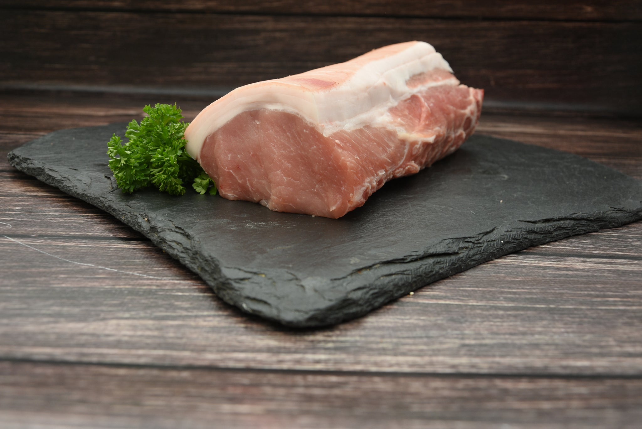 Jungschweinrücken, 500g Portion, Preis pro kg 28,90€ - Anzahlung