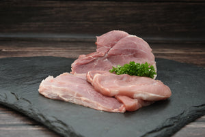 Schweineschnitzel, 150g Portion, Preis pro kg 32,90€ - Anzahlung