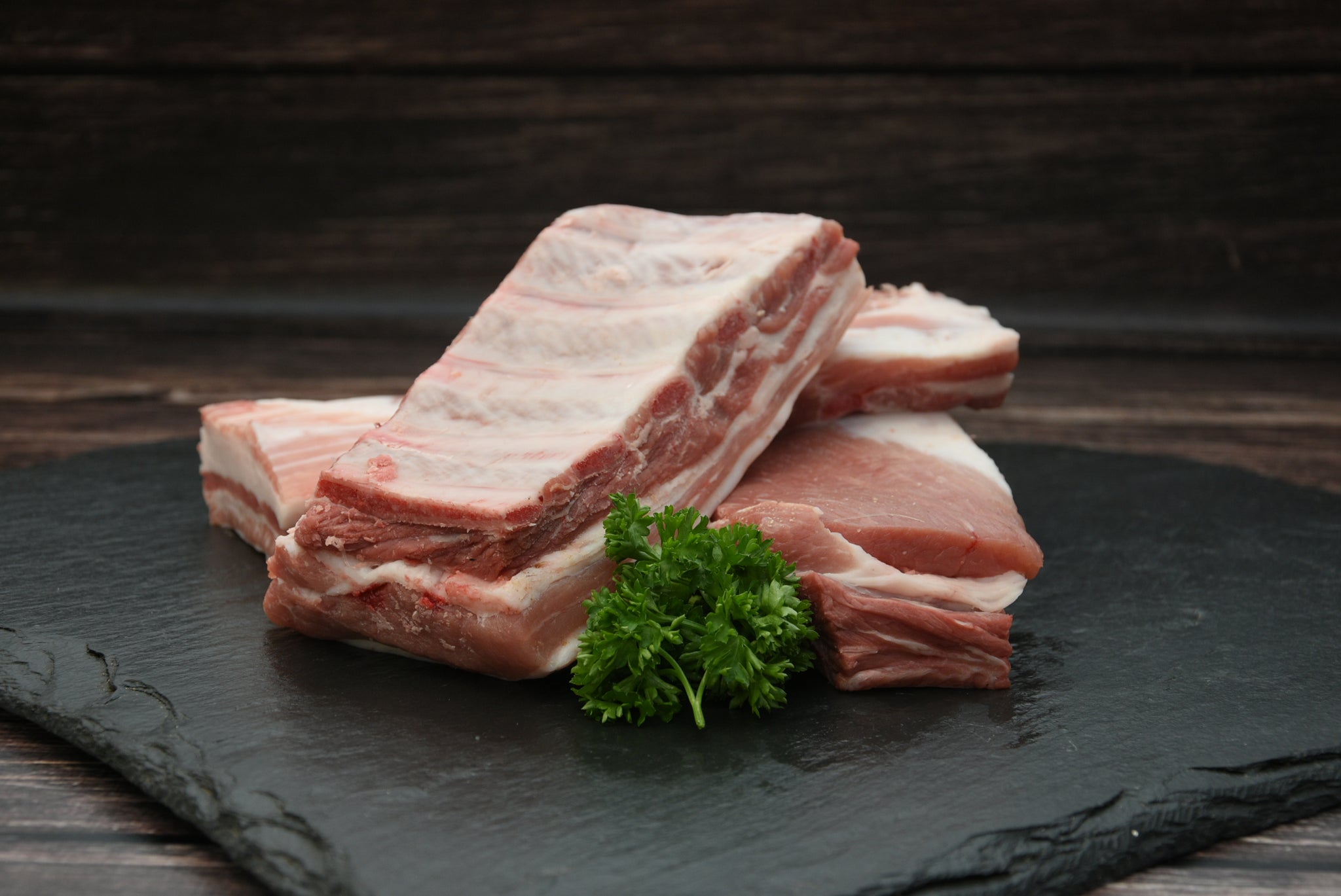 Schweinerippchen, 250g Portion, Preis pro kg 17,90€ - Anzahlung