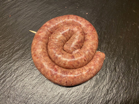 südafrikanische Bratwurst (ca.300g), Preis pro kg 29,90€ - Anzahlung