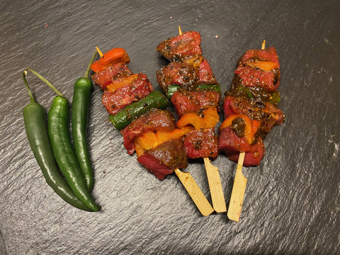 Gaucho-Spieße (pro Stück ca. 100g), Preis pro 100g 5,19€ - Anzahlung