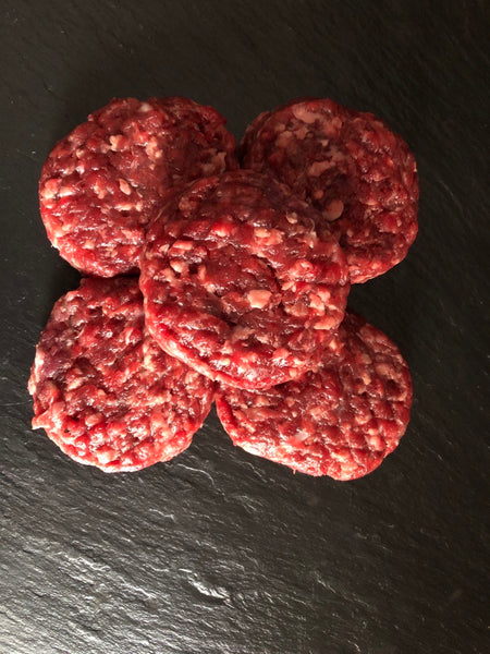 Burger Patty‘s, 150g Portion, Preis pro Kg 21,95€ - Anzahlung