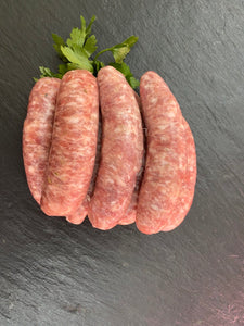 Salsiccia Bratwurst mit Fenchel, Stück (ca. 80g), Preis pro kg 23,90€ - Anzahlung