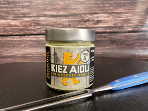 Vegane Kiez Aioli - Bio Gourmet Grillsauce - 185ml Glas
