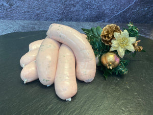 Schlesische Bratwurst, ca. 100g (Preis pro kg 21,90) - Anzahlung