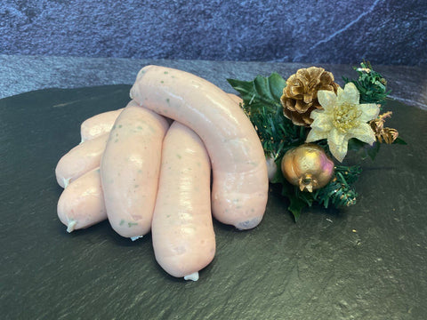 Schlesische Bratwurst, Paar ca. 200g (Preis pro kg 21,90) - Anzahlung