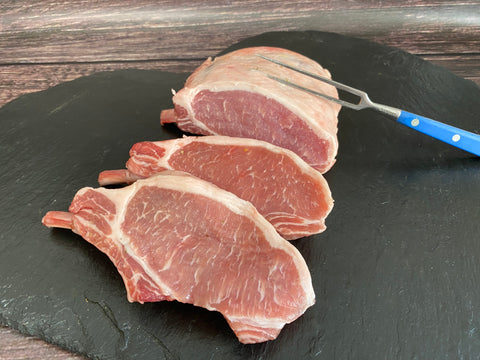 Iberico Schweine-Carree, 250g Portion (Preis pro kg 46,90) - Anzahlung