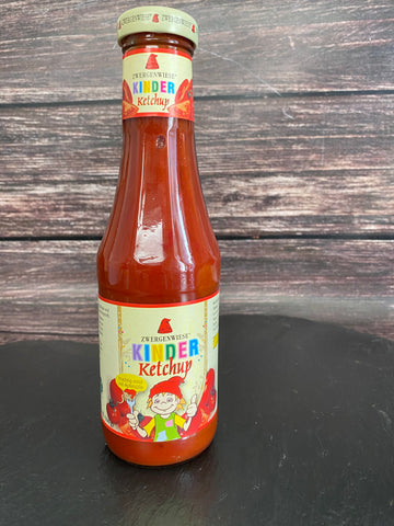 Kinder Ketchup mit Apfelsüße - Bio Ketchup aus Tomaten - 500 ml Flasche