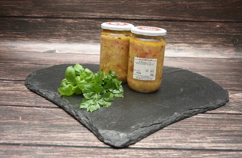 Kartoffelsuppe  hausgemacht mit Fleischeinlage im Glas (Preis pro Glas 7,90€) - Anzahlung