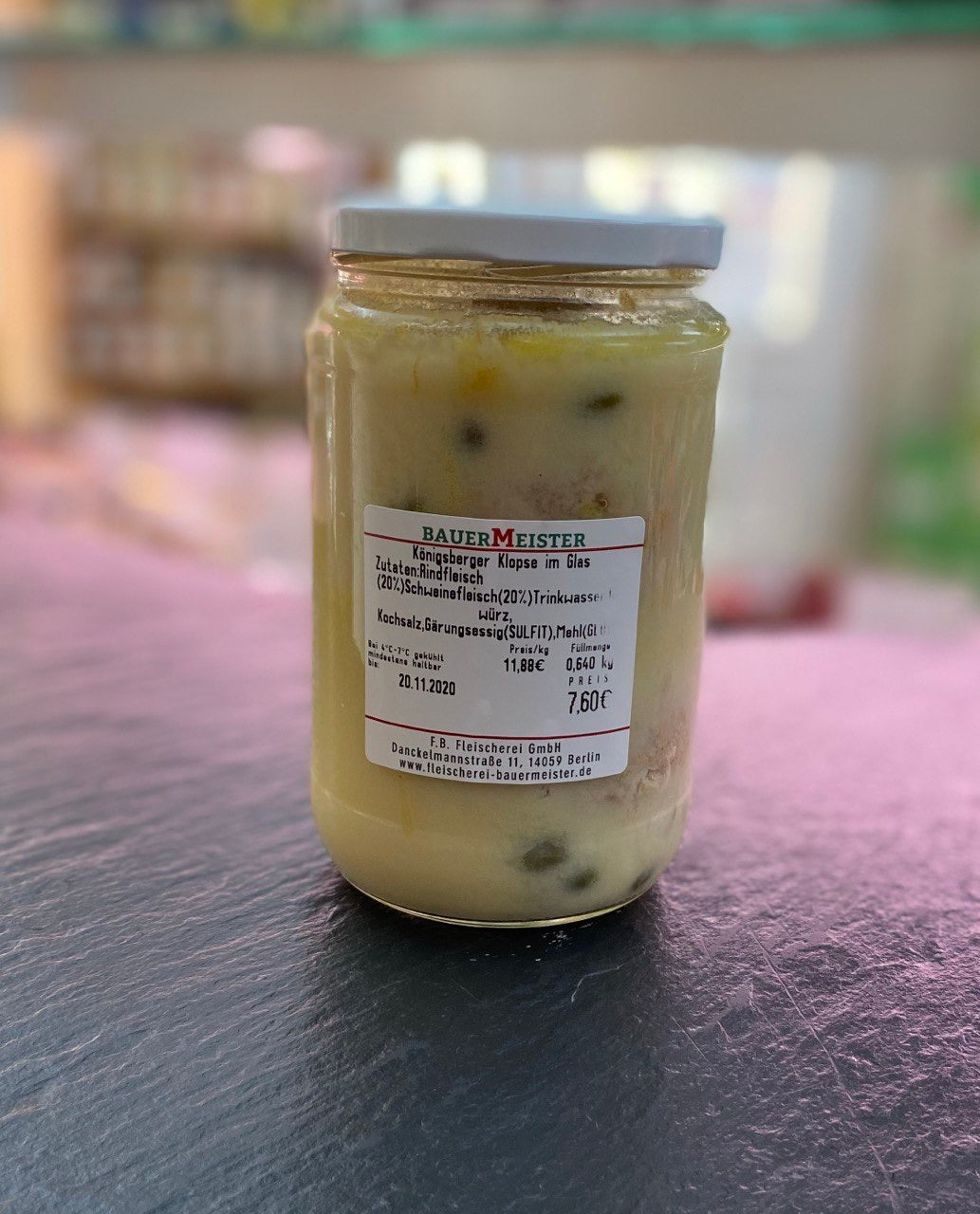 Königsberger Klopse hausgemacht im Glas